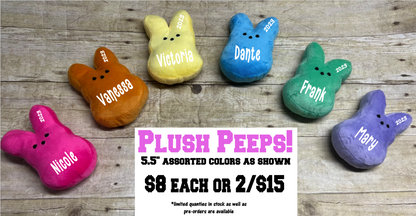 Custom peep plush